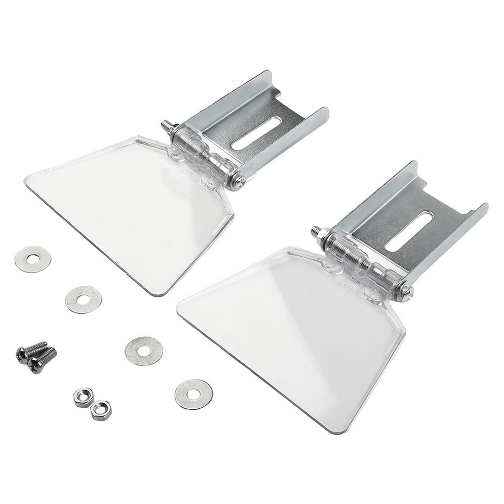 2pcs Replacement Guard Bench Grinder Eye Protection Safety Shields With Bracket