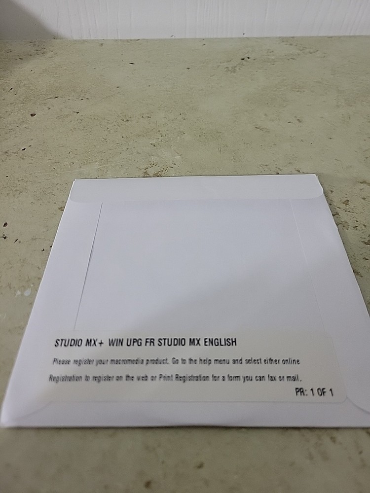 Macromedia Freehand MX CD Upgrade