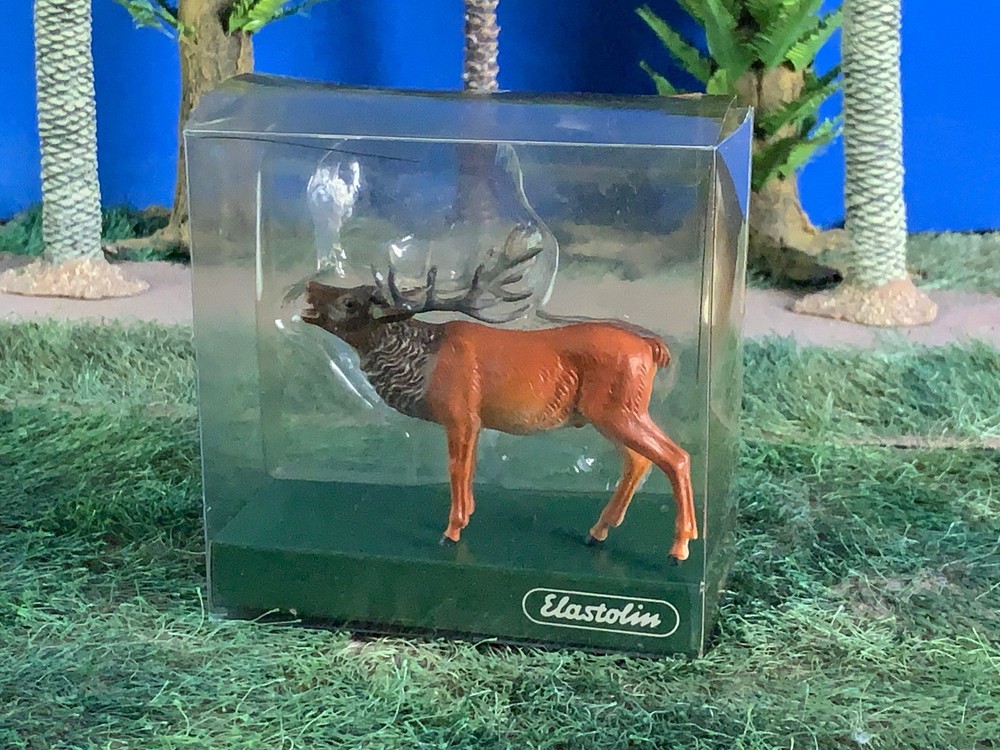 Elastolin by Preiser #5433 Vintage Germany Handpainted Deer Figure (1:25 Scale)