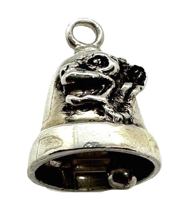 Decorative Bobcat Design Sterling Silver Motorcycle Ride Bell Gremlin Bell 50
