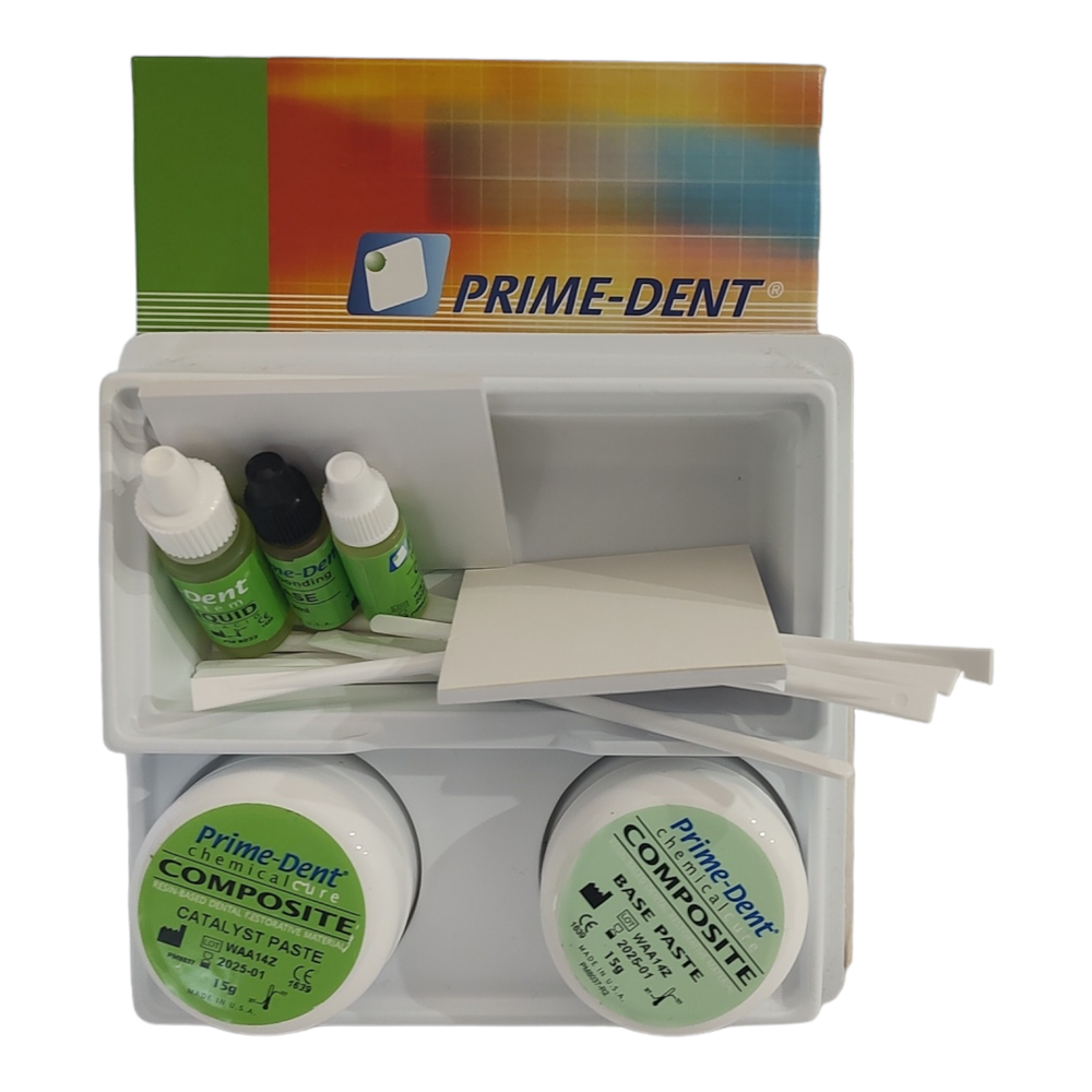 Temporary repair kit for cracks and chips on a tooth