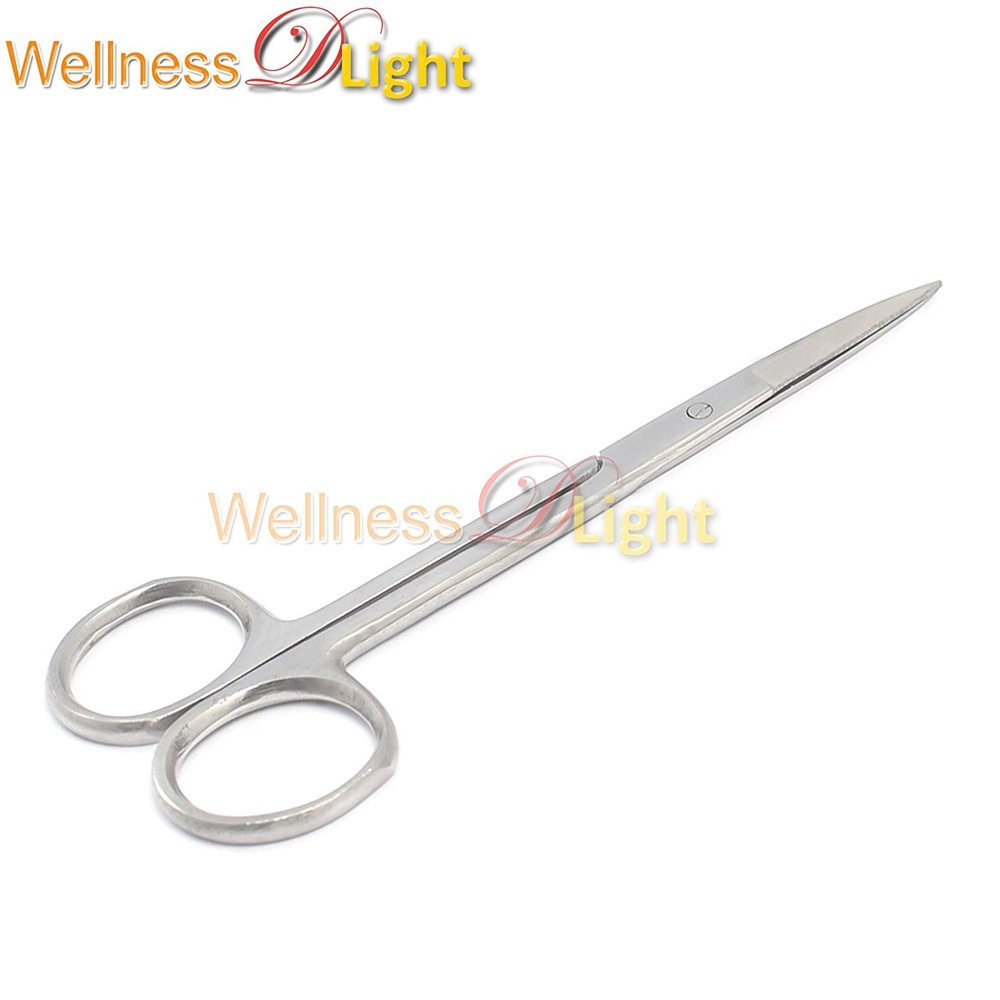 Surgical Tissue Scissors Iris Gum Stitch Scissors Straight Suturing Micro Vet