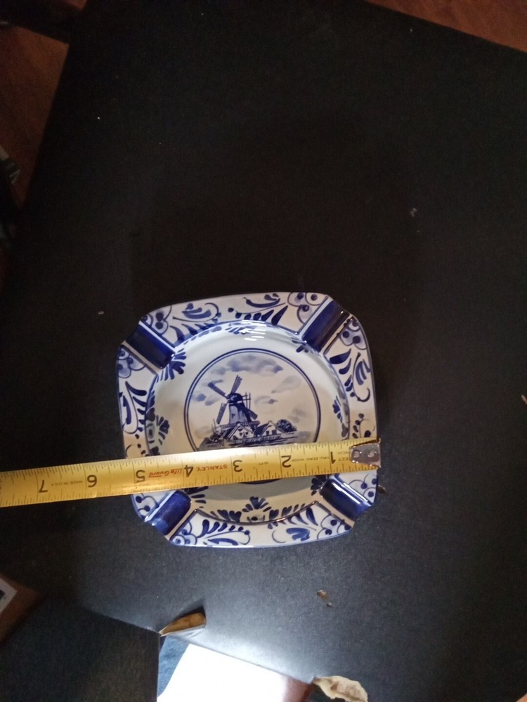 Ashtray Windmill Delft Blue