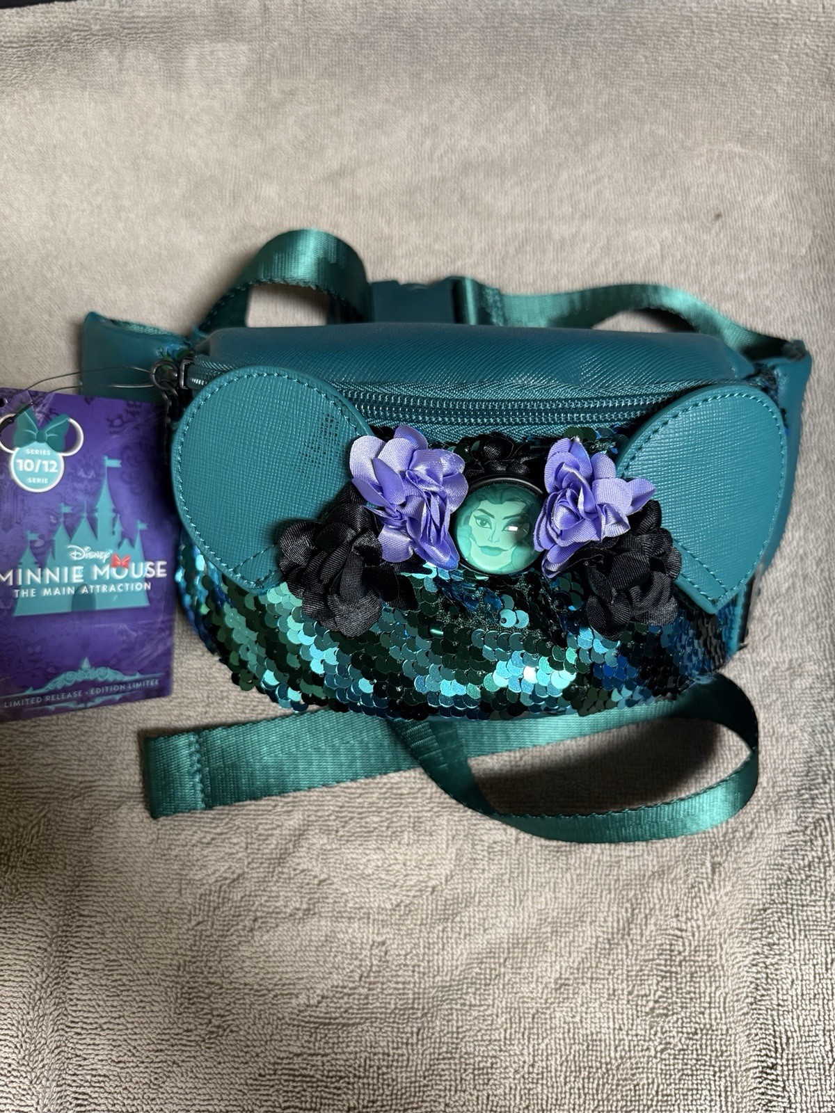 Disney Parks Minnie Mouse The Main Attraction Haunted Mansion Loungefly Bag