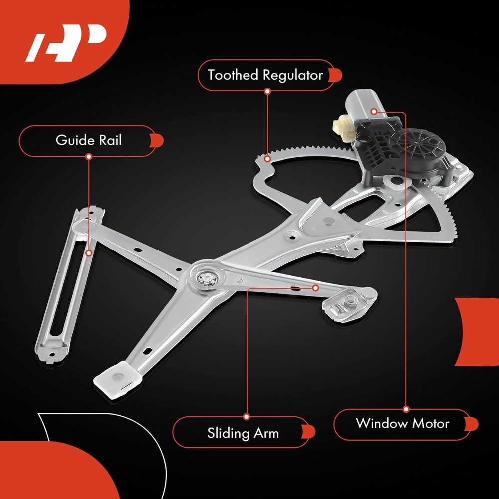 Power Window Regulator with Motor Compatible with Mercedes-Benz Front Driver