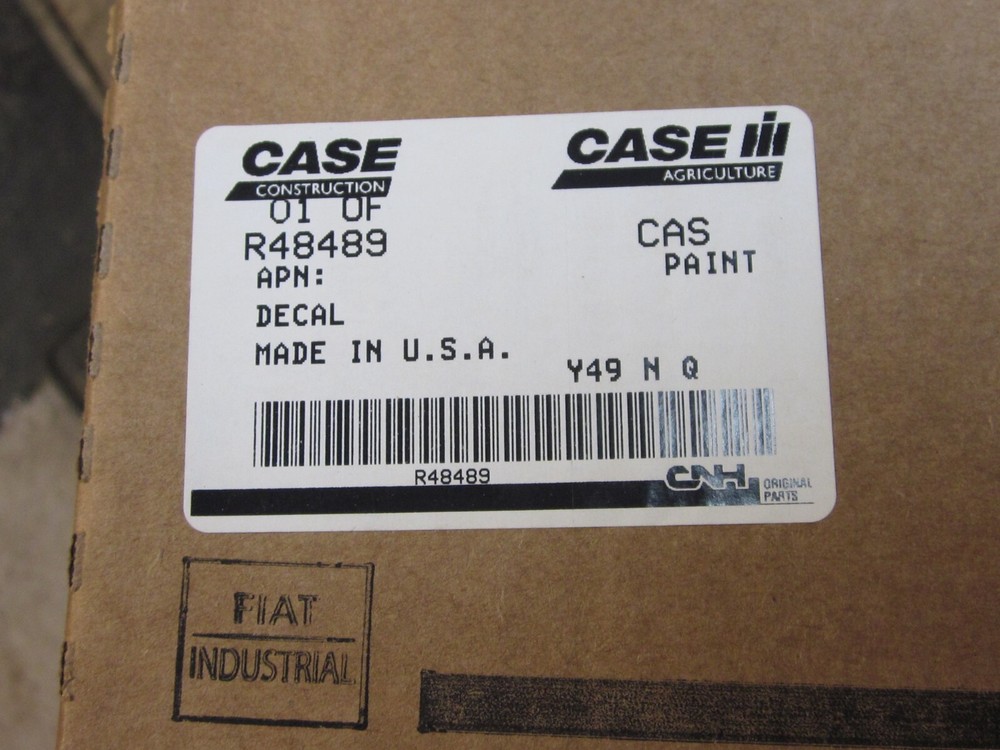 Large Case Decal 6" x 24-1/2" Brown