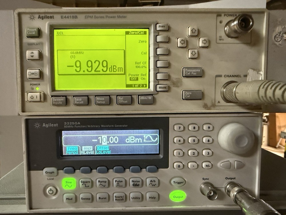 Agilent 33250A 80MHz Arbitrary Waveform Generator Tested READ