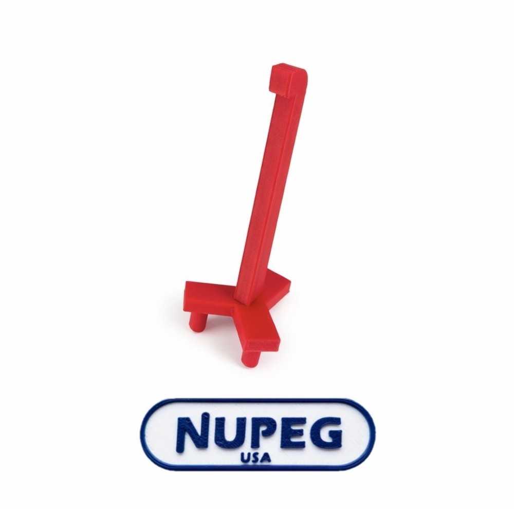 Peg Board Hooks Red Y Hook x12 NUPEG