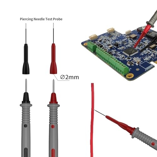 Electrical Multimeter Test Lead Kit with Soft Case Test Hook for Digital