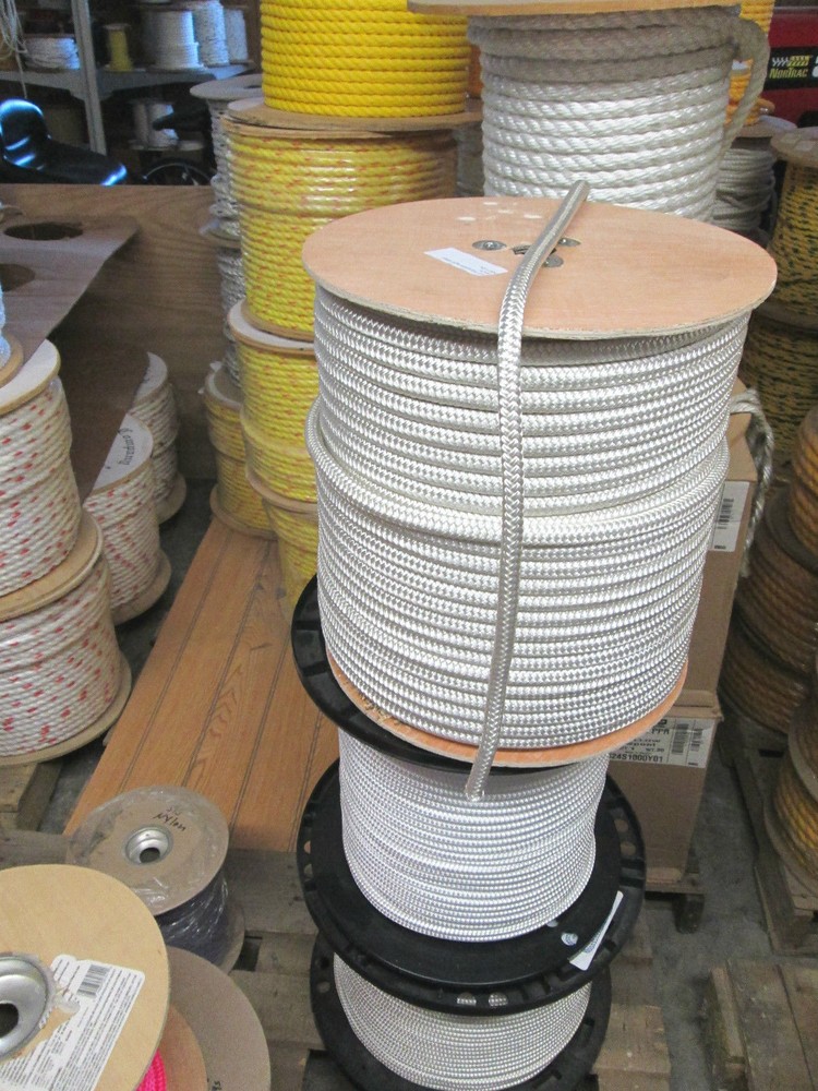 Cable Pulling Rope,Anchor Line 3/8" x 100' double braid Polyester Made In USA