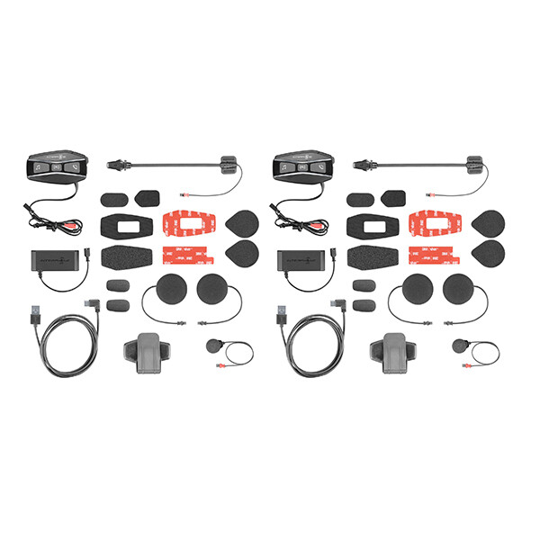 INTERPHONE UCOM 16 Single Mesh/Sena 24 Riders Motorcycle Bluetooth Intercom