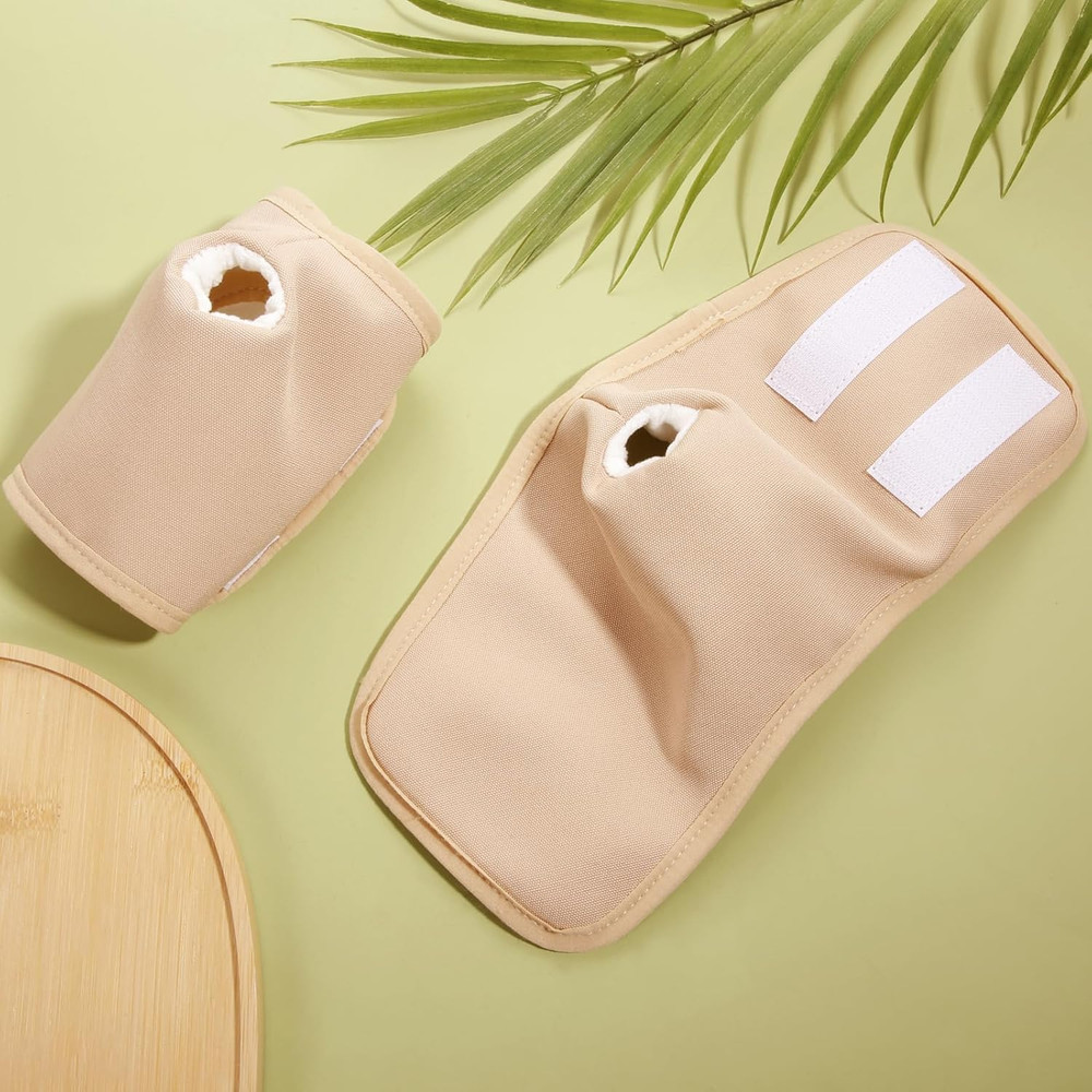 2 Pack Castor Oil Hand Wraps Reusable Compression Hand Packs Wrist Support