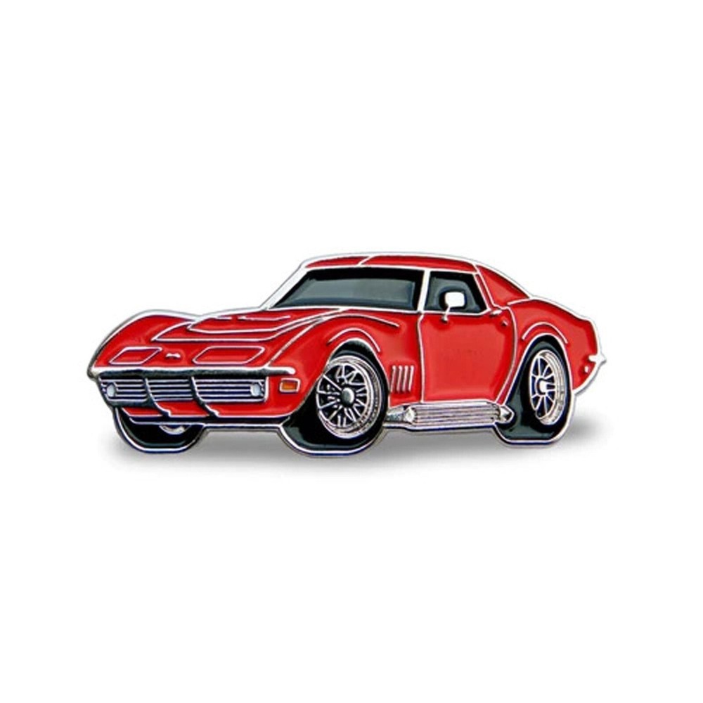 1968-1982 C3 Corvette Red Hat Lapel Pin