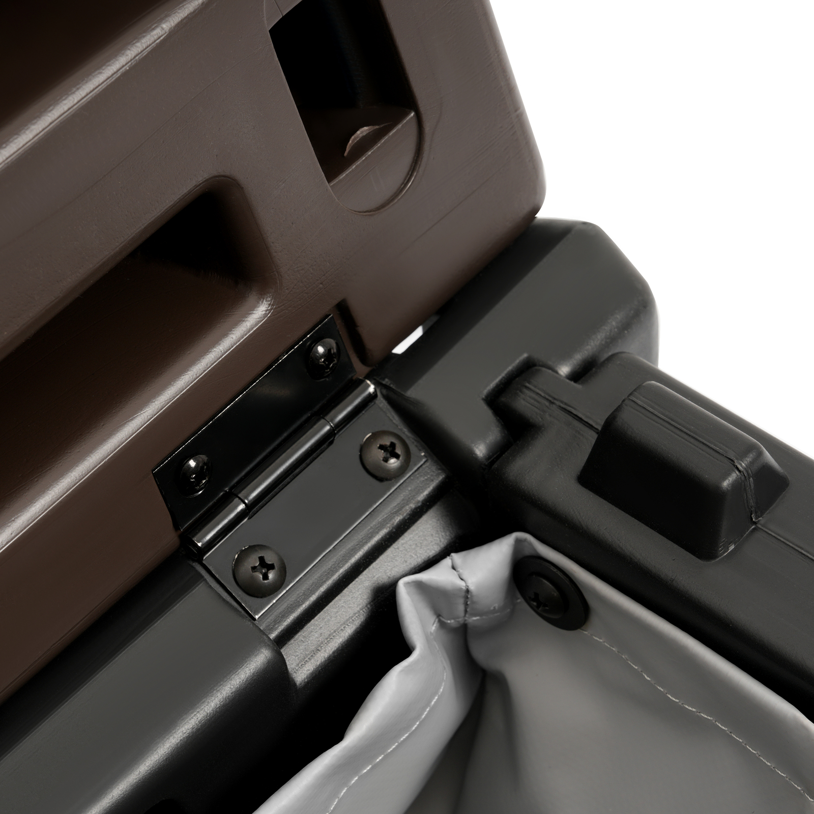 Brown+Black Universal 2 Slip-Resistant Spa & Hot Tub Step Outdoor with Storage