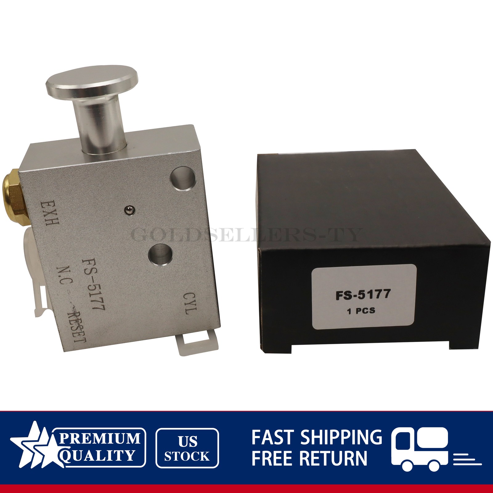 Replaces For Hendrickson VS25224 VS25223 25224 3 Way Auto Reset Valve W/Fittings