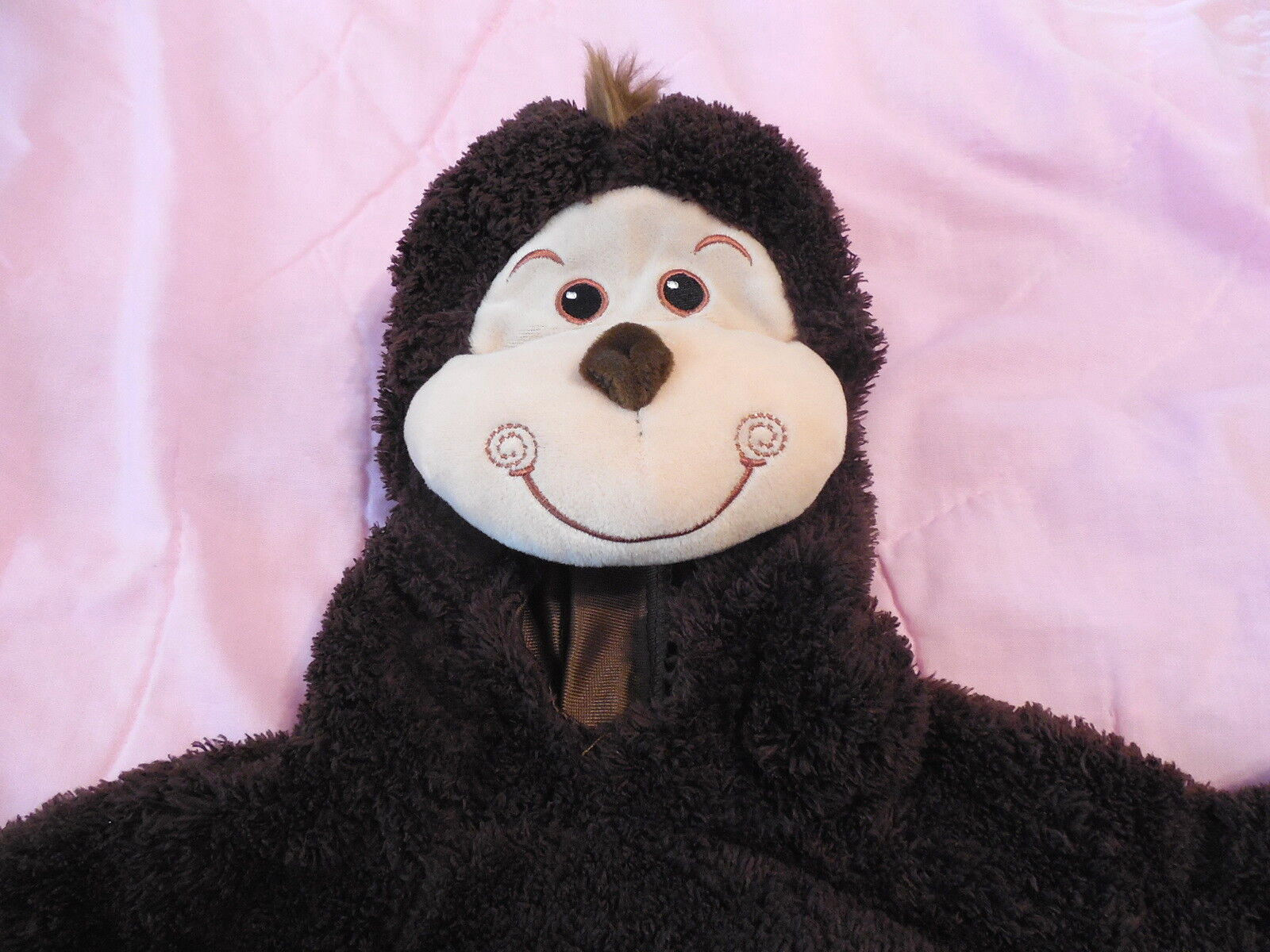 MONKEY Halloween Costume Infant Baby Hood Zip Up Padded Size 3 Months New