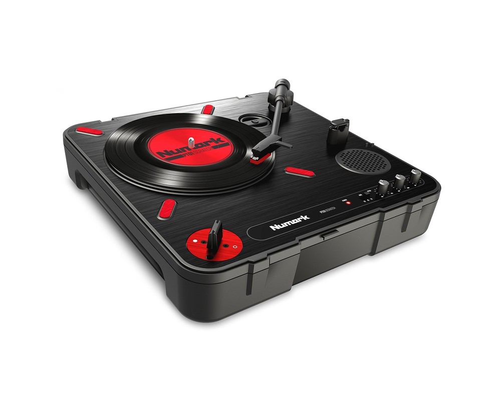 NUMARK PT01 Scratch Portable Turntable with Scratch Switch & Carry CAE