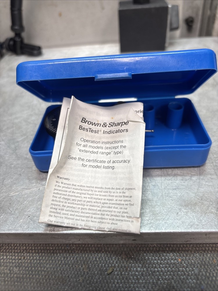 Brown and Sharpe7031”COMBO”Bestest Dial Test Indicator&Flex Post Magnicator Base