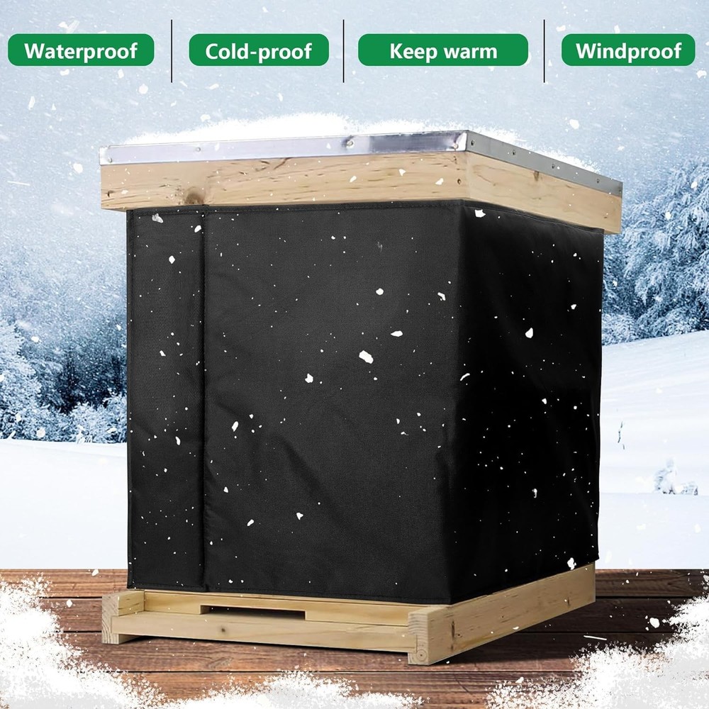 codree 10 Frame Winter Bee Hive Wrap- 1 1 Deep Box & 1 Medium Box, 10