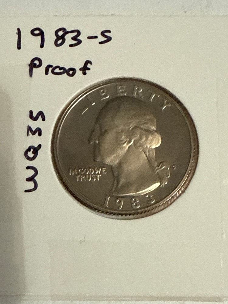 1983 S Proof Washington Quarter