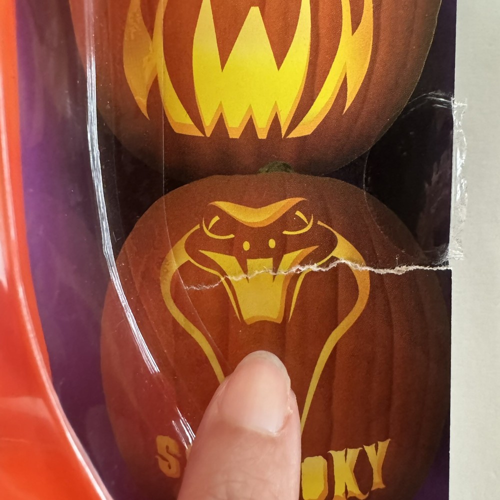 Pumpkin Pro Halloween Pumpkin Colossal Carving Kit 4 Tools 6 Stencils