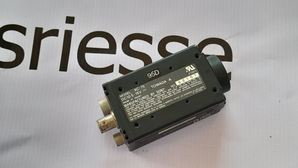 Sony CCD camera XC-75.