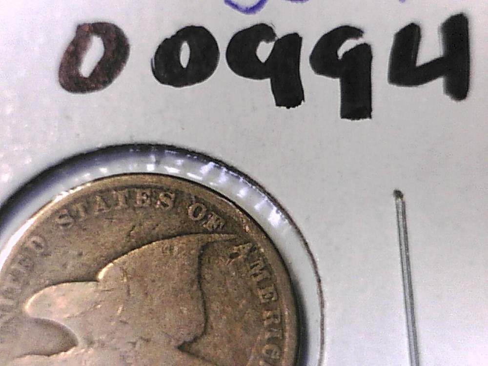 1858 Flying Eagle Cent Genuine Raw Ungraded 00994