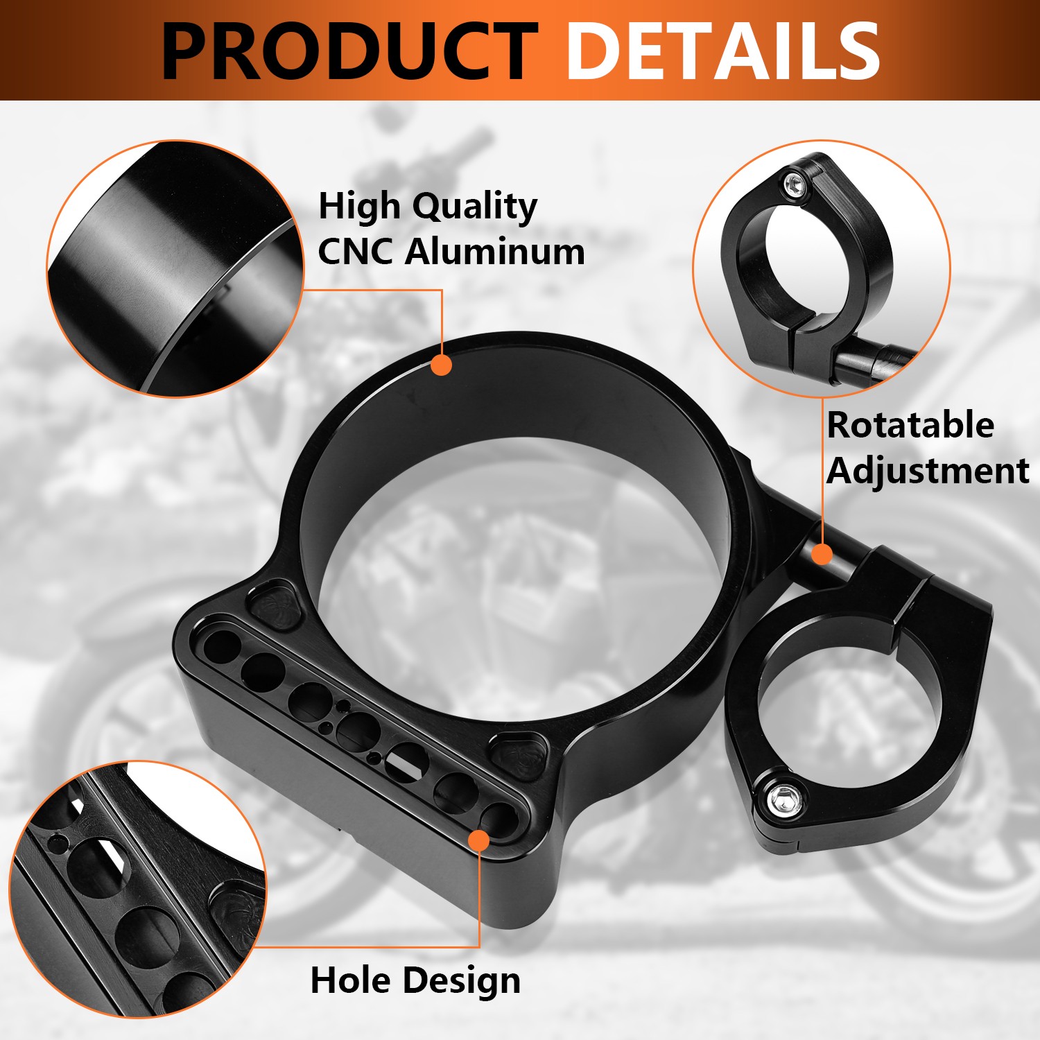 Speedometer Bracket Relocation Side Mount For Harley Sportster XL 883 1200 95-14