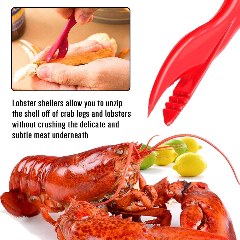 Essential 20-Piece Seafood Kit: Rustproof Crackers, Forks & Lifting Scissors