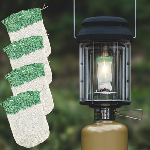 10 Pack U-Shaped Lantern Mantles,Propane Lantern Mantle,Upgrade Camping Lamp
