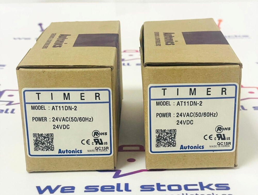 AUTONICS AT11DN-2 Multi Function Analog Timer ( Lot Of 2 Pcs )