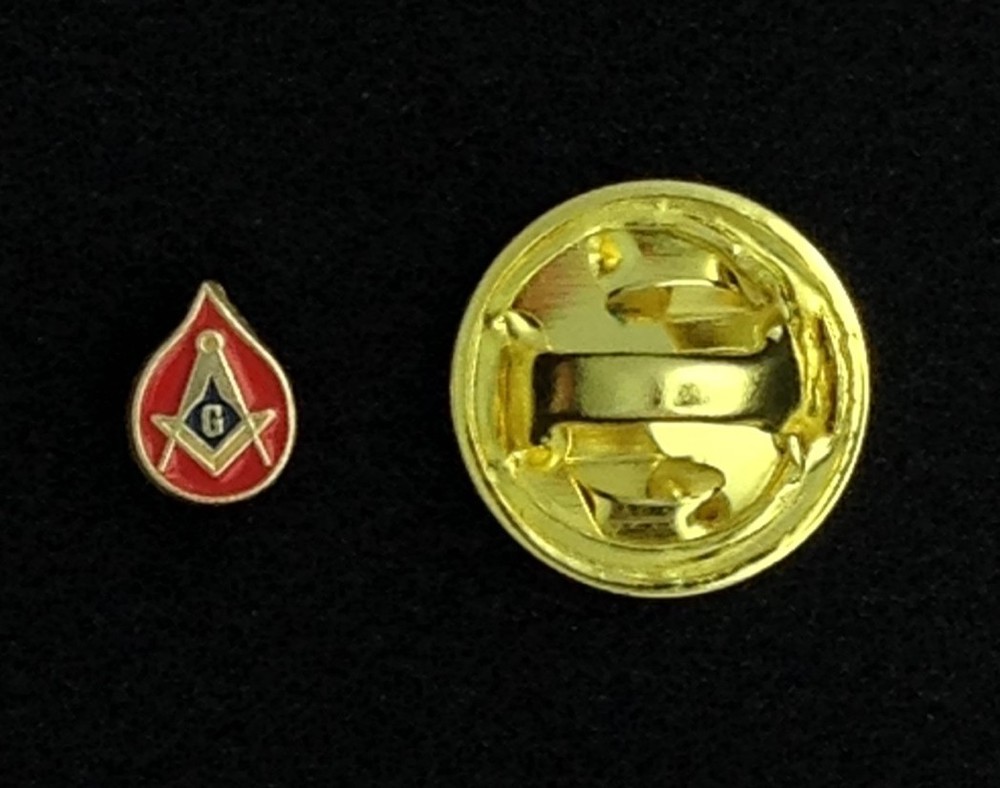 Masonic Blood Donor Recognition Pin (Small)