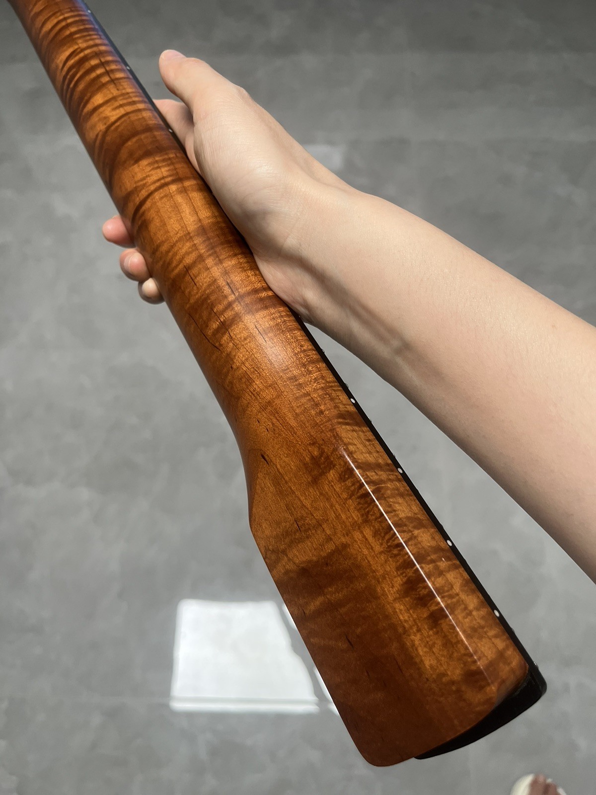 New Ebony Fingerboard Abalone shells 22Fret Satin Maple DIY Electric guit