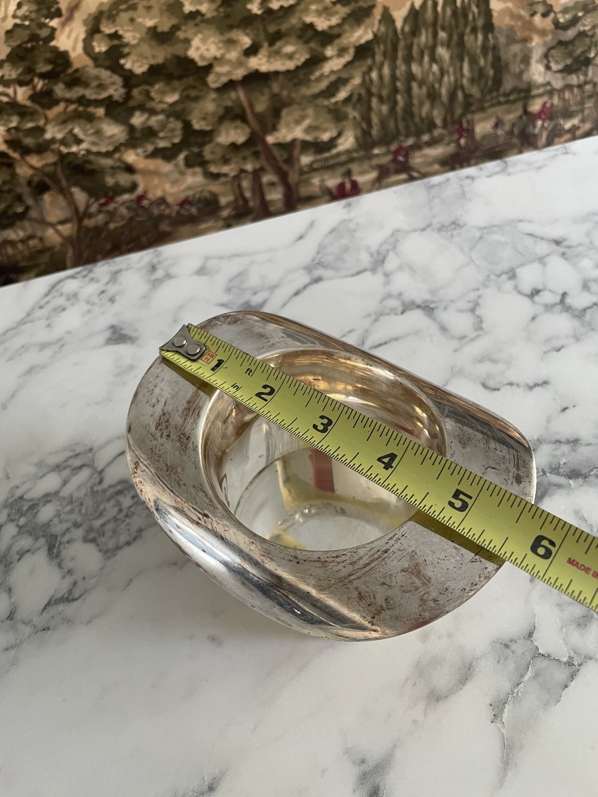 RARE RALPH LAUREN SILVERPLATE BALMORAL FINLEY TOP HAT NUT BOWL TRAY DECANTER