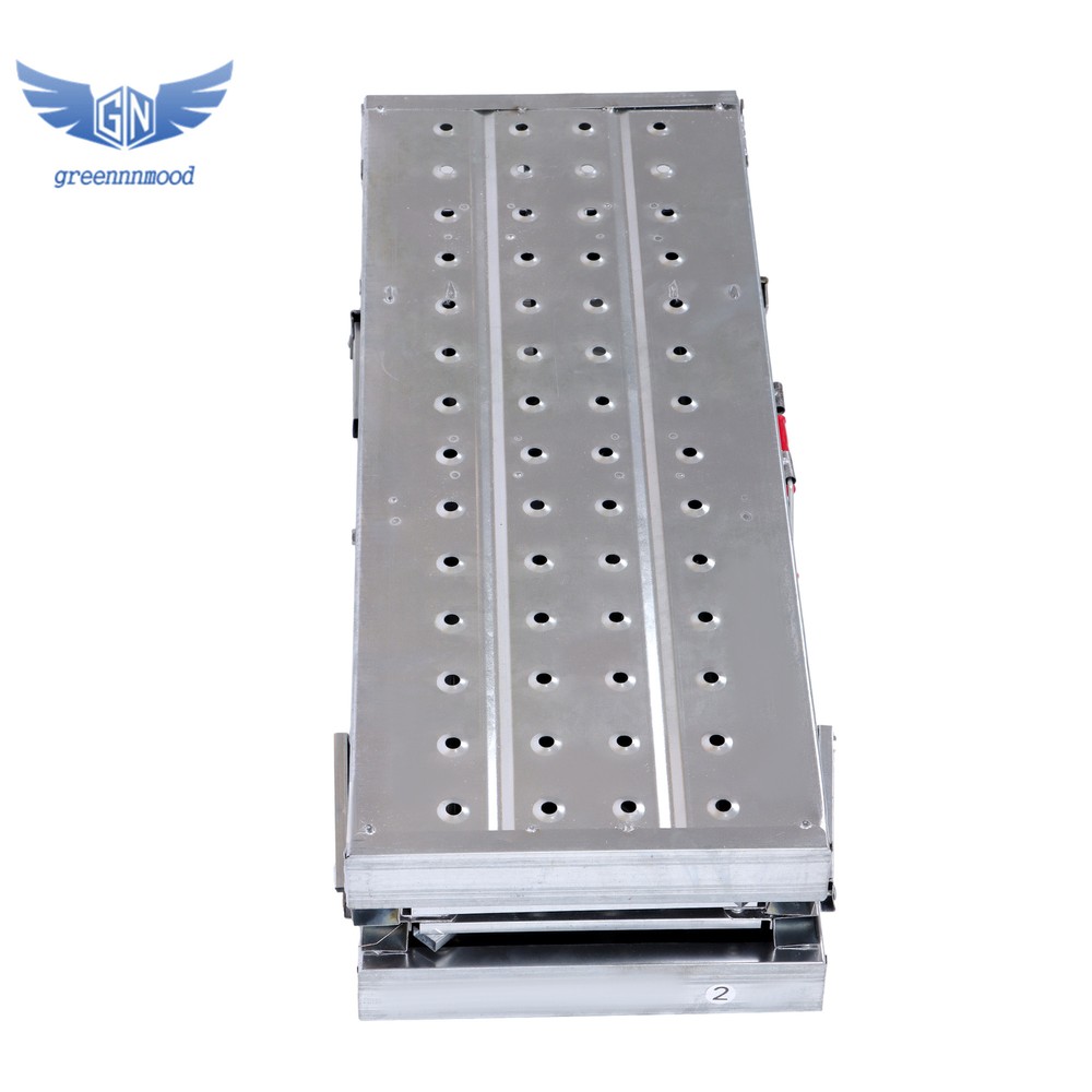 1.6m Folding Scaffolding, Adjustable Lift Height Work Platform Scaffold Portable