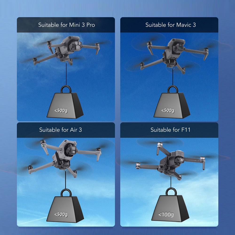 Airdrop System Drone Payload Transport Release Device For Mini 4 Pro For