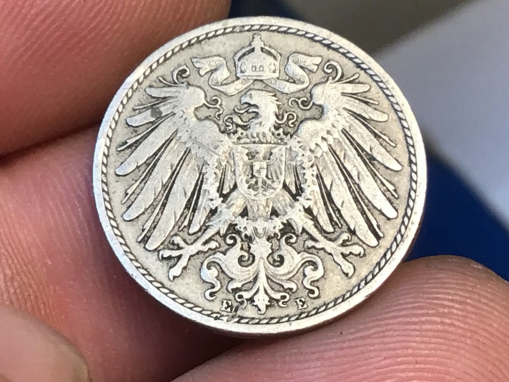 1900-E Germany 10 Pfennig, German, 1 Coin