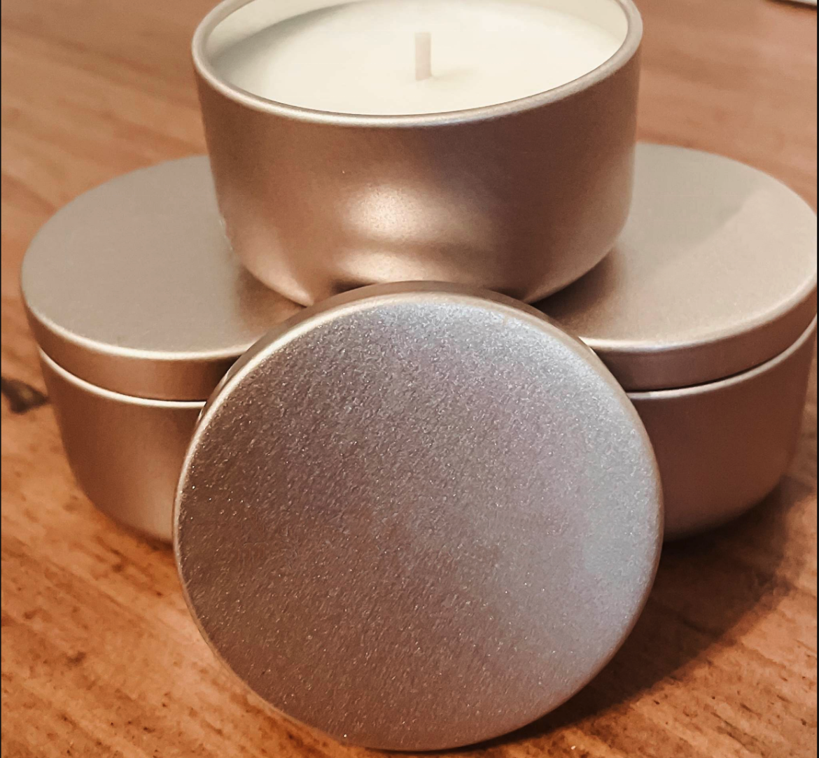 12pack Candle Tins 50ml DIY Candle Making Empty Round Storage Tea Container Jars