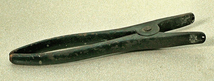 Antique Primitive Blacksmith Forged Cast Iron Pliers