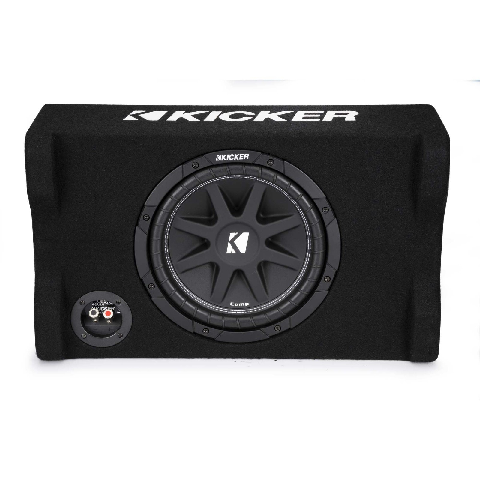 Kicker 48CDF104 Comp 10" sub in Down Firing enclosure, 4-Ohm - Open Box