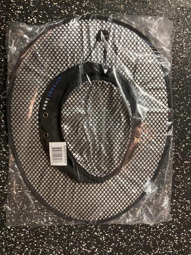 Alchemi Labs Expedition Sun Hat - Black, Reflective, Draw String, One Size