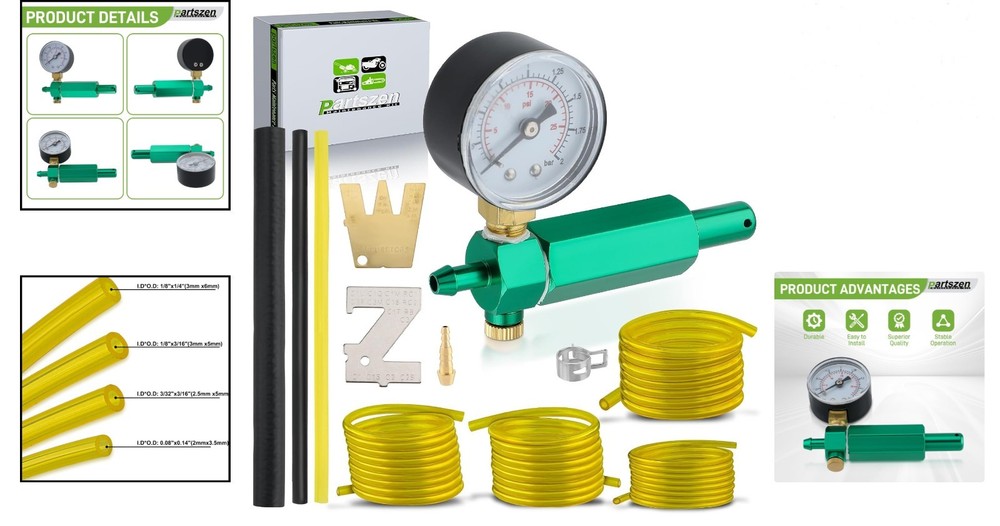 High-Quality Carburetor Leak Detector with Adjustment Tools for 2-Cycle Engines