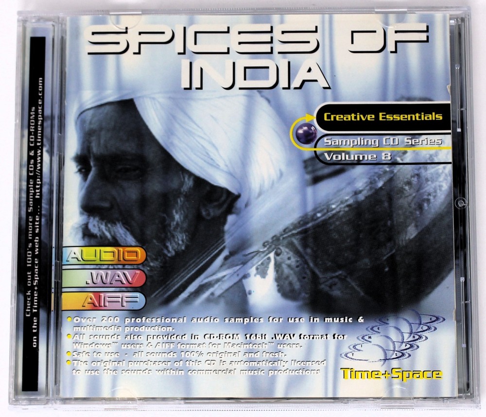 Zero-G Creative Essentials 8 Spices Of India Sample/Sound Library/Sampling CD
