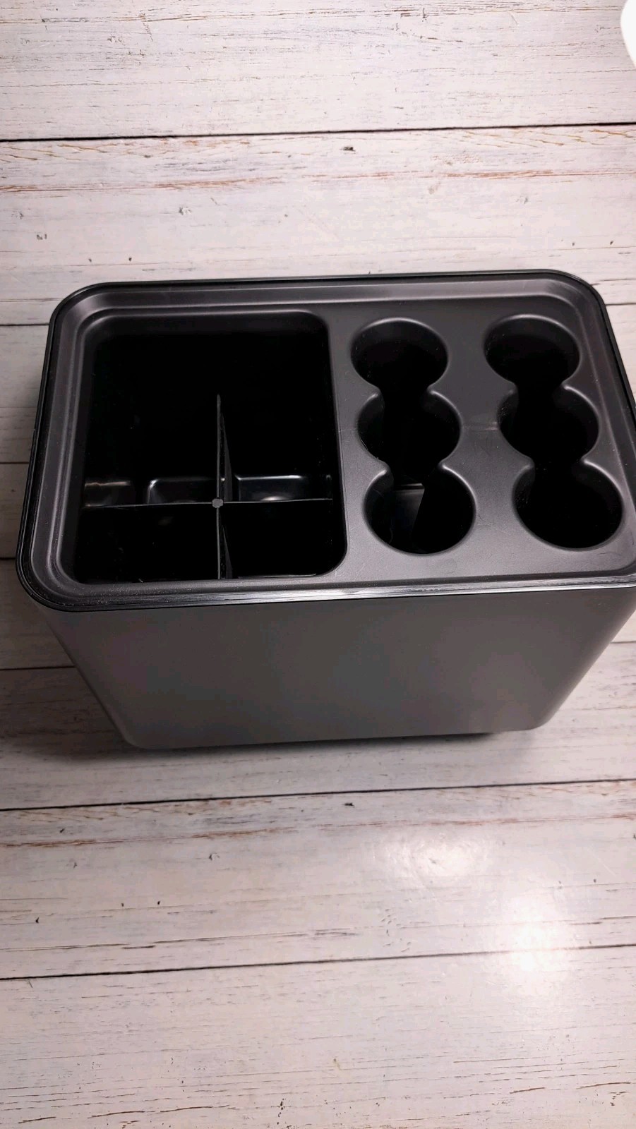 Black Umbrella Stand, Entryway Umbrella Organizer, Compact and Efficient with...