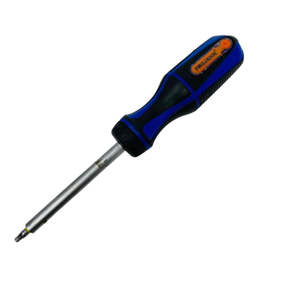 Projahn, Detachable, Changeable Bits Screwdriver w/ 10 Bits, Blue Handle