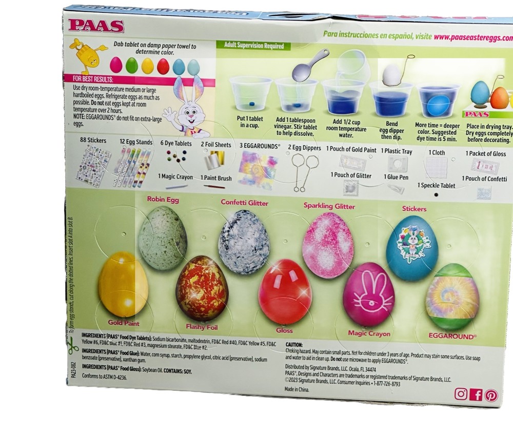 Easter Egg Decorating Kits PAAS Easter Tradition Deggorating party