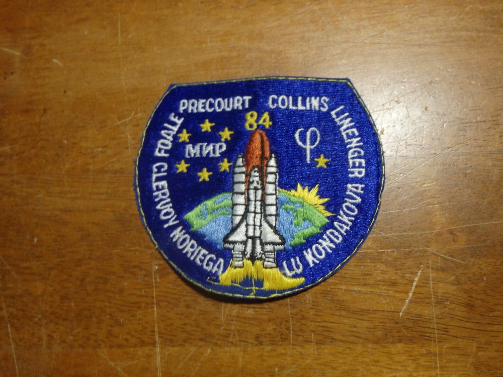 SPACE SHUTTLE PATCH PRESOURT COLLINS  CLERVOY  bx 10#5