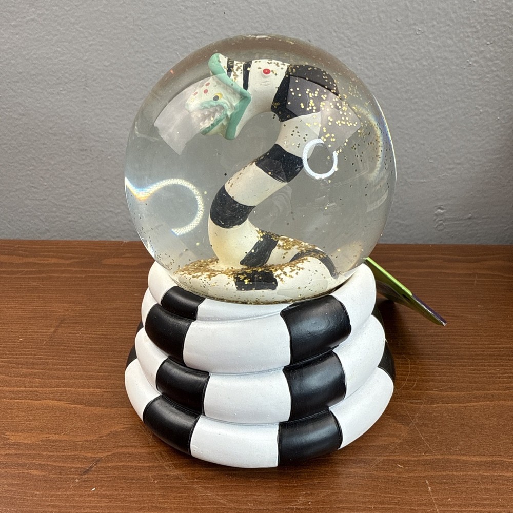 Beetlejuice Sand Worm Snow Globe 5”