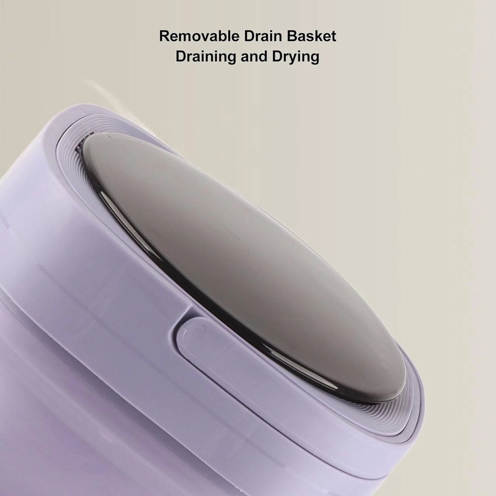 Small Portable Washing Machine, Mini Washer, 6.5L Foldable Small Washer