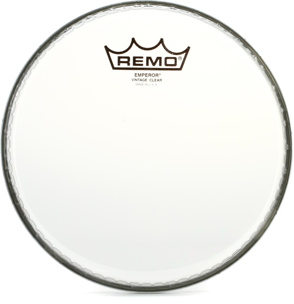 Remo Emperor Vintage Clear Drumhead - 8 inch (2-pack) Bundle